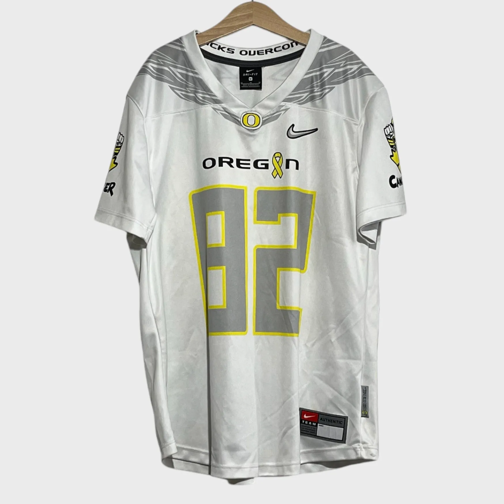 2017 Casey Eugenio Oregon Ducks Stomp Out Cancer Football Jersey Youth M