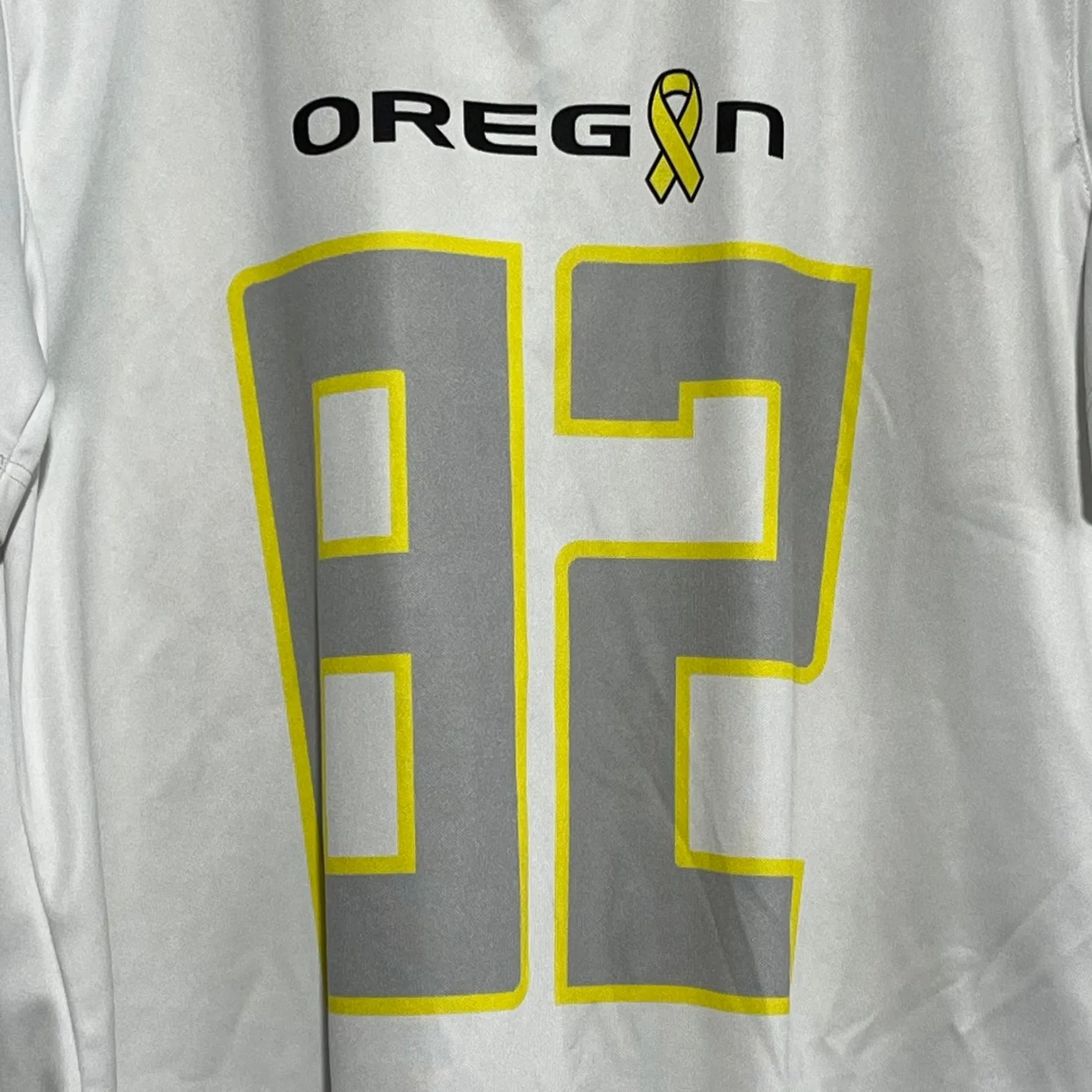 2017 Casey Eugenio Oregon Ducks Stomp Out Cancer Football Jersey Youth M