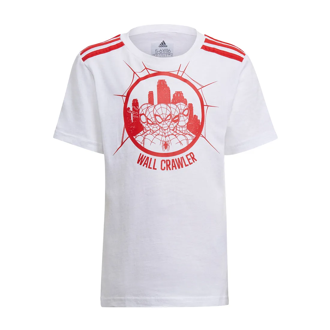 ADIDAS KIDS ADIDAS X MARVEL SPIDER-MAN TEE ROUND NECK WHITE