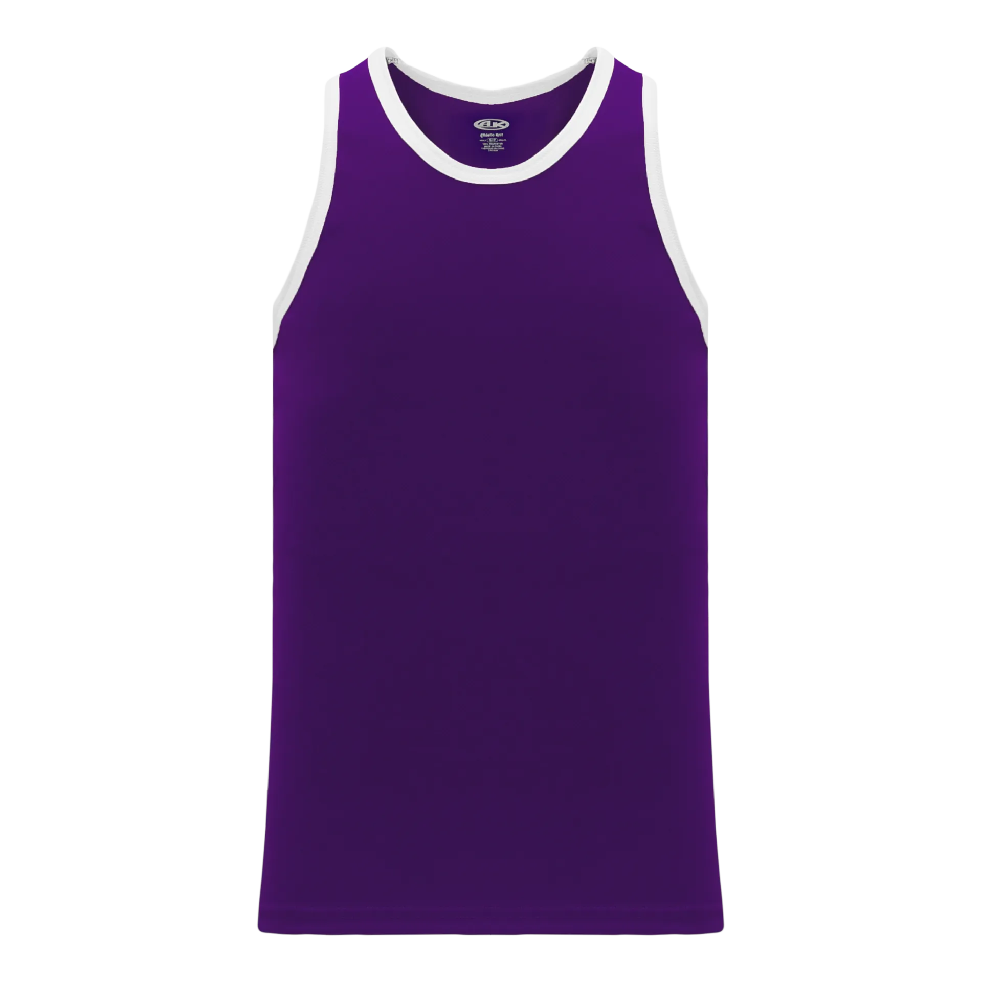 Athletic Knit Performance Tank Style Basketball Jersey