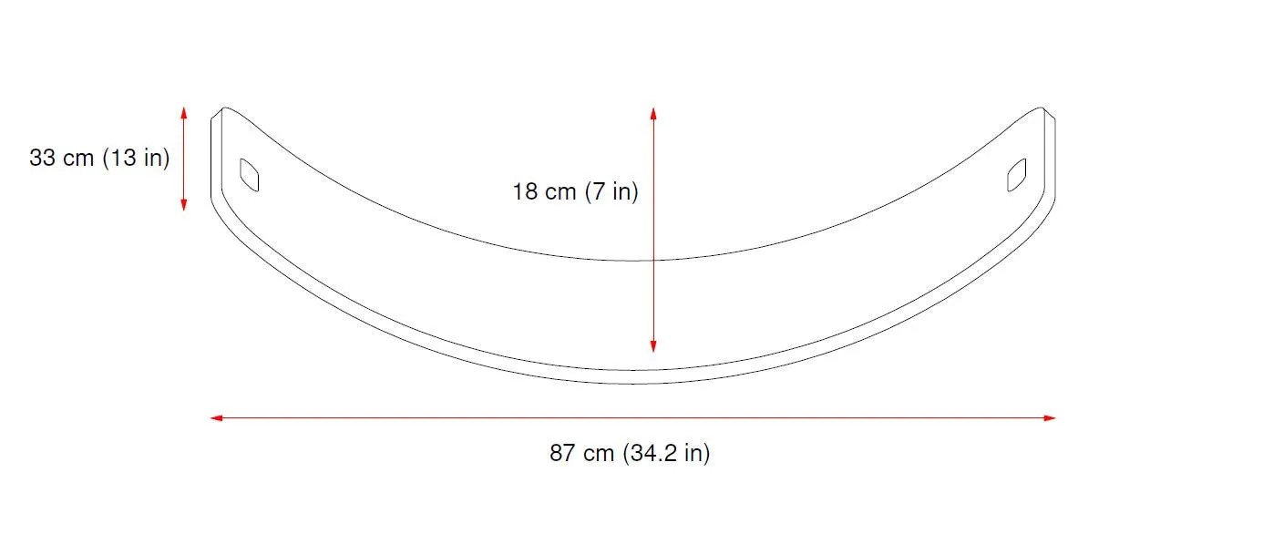 Balance Board aus Holz für Groß und Klein, 880x330mm, bis 165kg belastbar, formaldehydarmes Sperrholz, leicht zu transportieren.