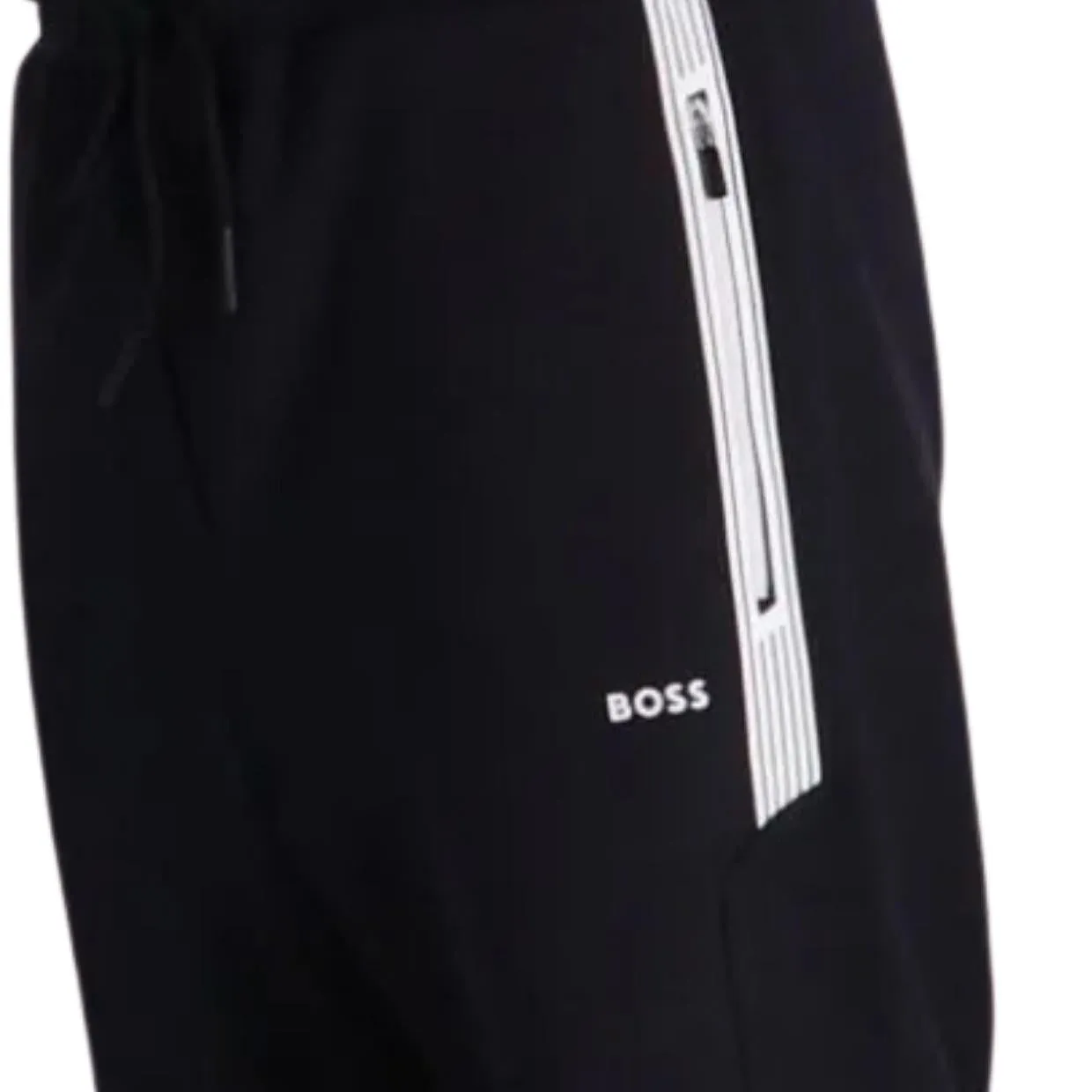 BOSS Hadiko 1 HD Logo Print Navy Jogging Bottoms