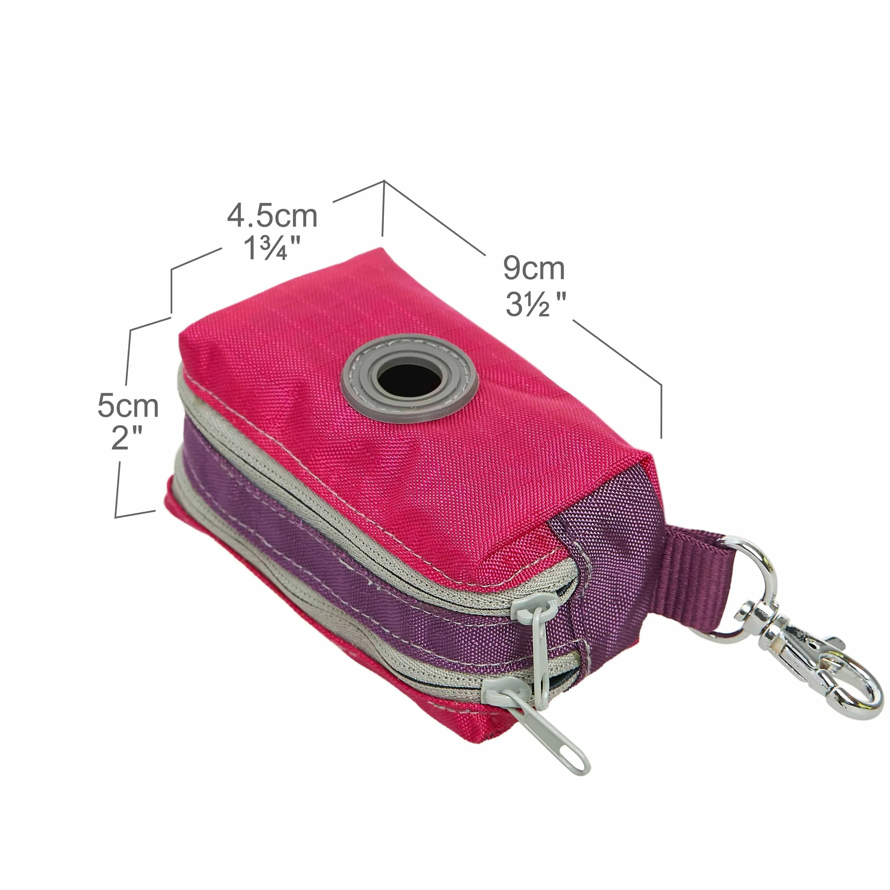 Color-block Dog Waste Bag Dispenser - Includes 1 Roll of Free Poop Bags