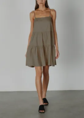 Cool Cotton Tiered Slip Dress