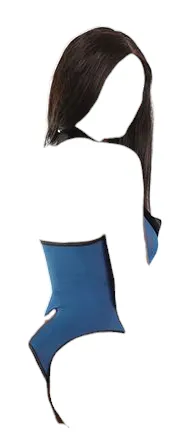 Coquette Fashion Mesh Cop Teddy with Attached Garters Blue One Size