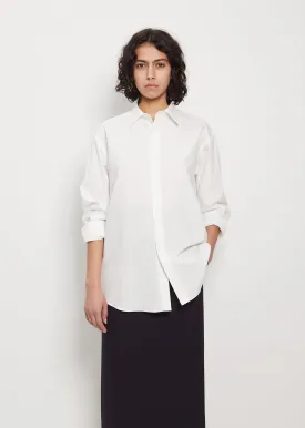 Cotton Twill Shirt — White