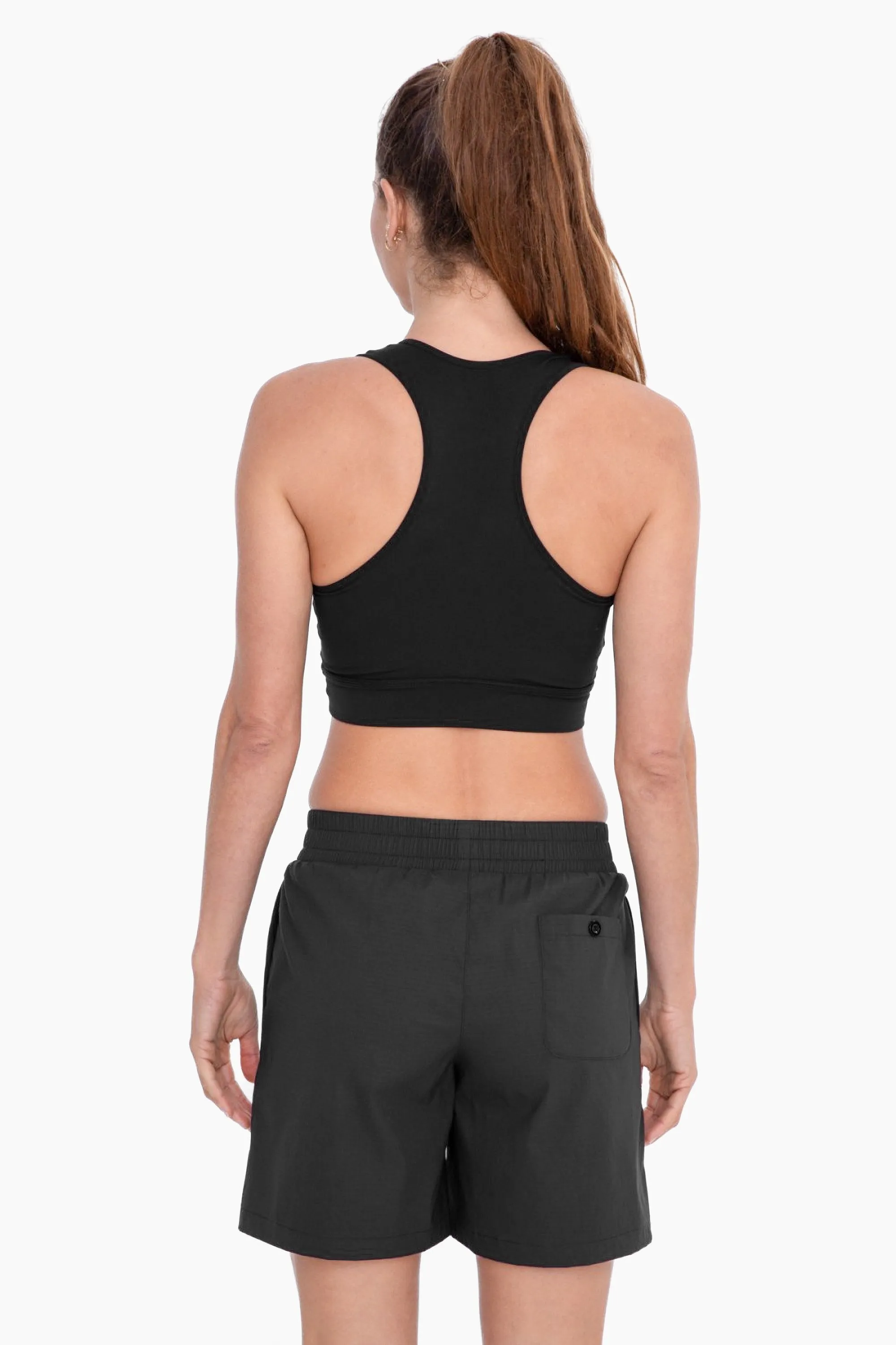 Crossover V-Neck Sports Bra | MONO B - Final Sale