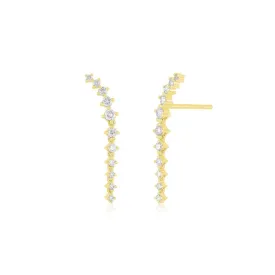 Diamond Waterfall Earrings