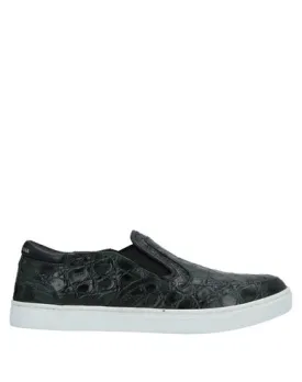 Dolce & Gabbana Man Low-tops & sneakers Dark green 5.5 UK