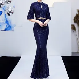 Emmy Sequined Hollow Mermaid Dress