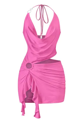 Euphoria Mini Dress (Hot Pink)