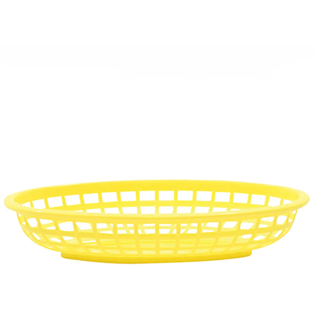 Fast Food Basket Yellow 23 x 12 cm