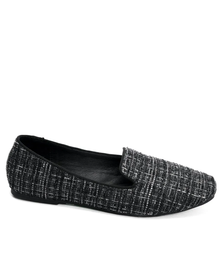 Goody 2 Shoes in Black Tweed by Corkys