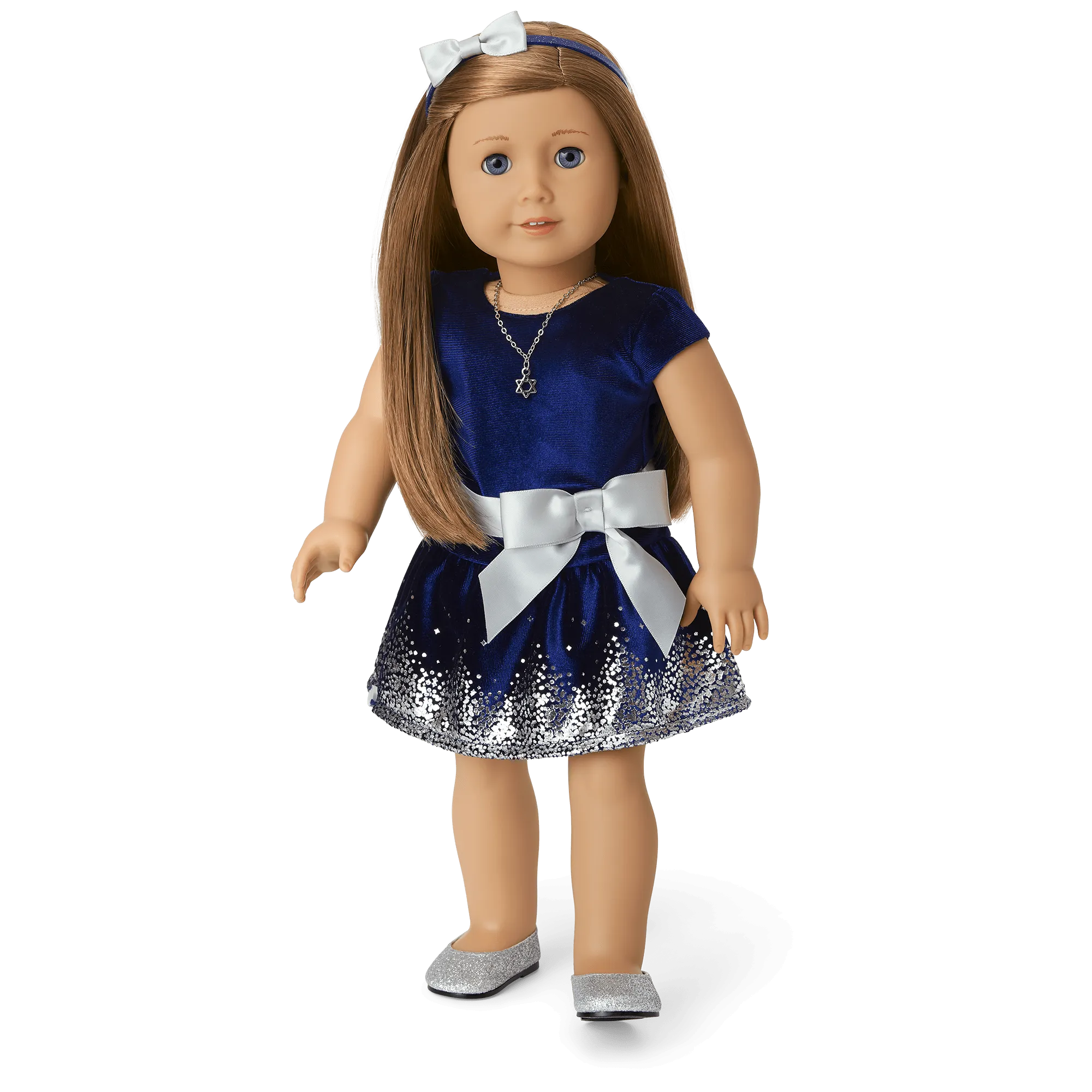 Hanukkah Celebration Outfit for 18-inch Dolls