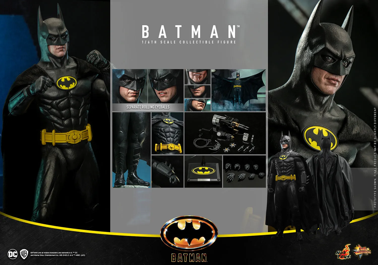 Hot Toys Batman (1989) Batman Sixth Scale Figure