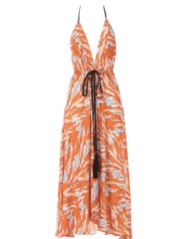 Ibiza Dress Abstract Tiger