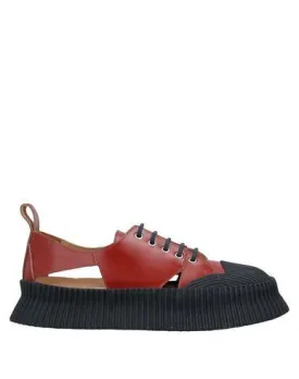 Jil Sander Man Low-tops & sneakers Brick red 8 UK