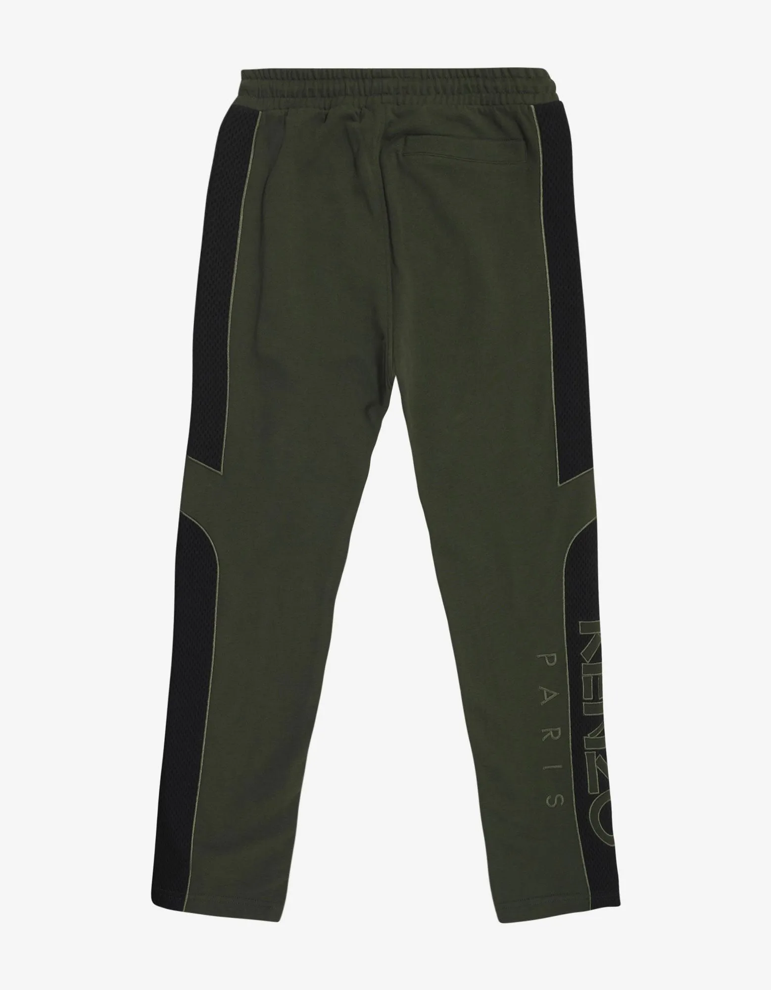 Khaki Dual-Fabric Sweat Pants