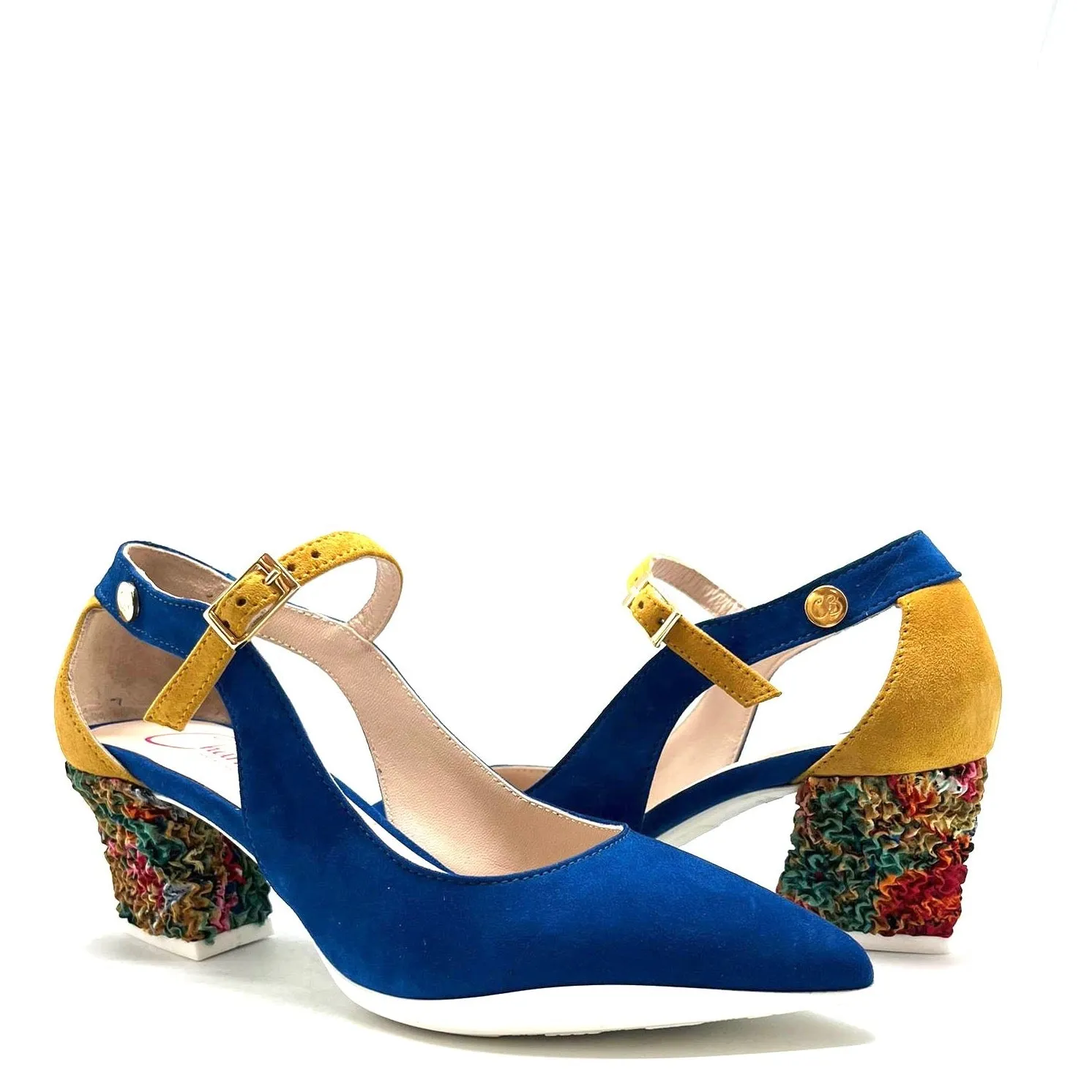 La La Blue yellow- Dress shoes