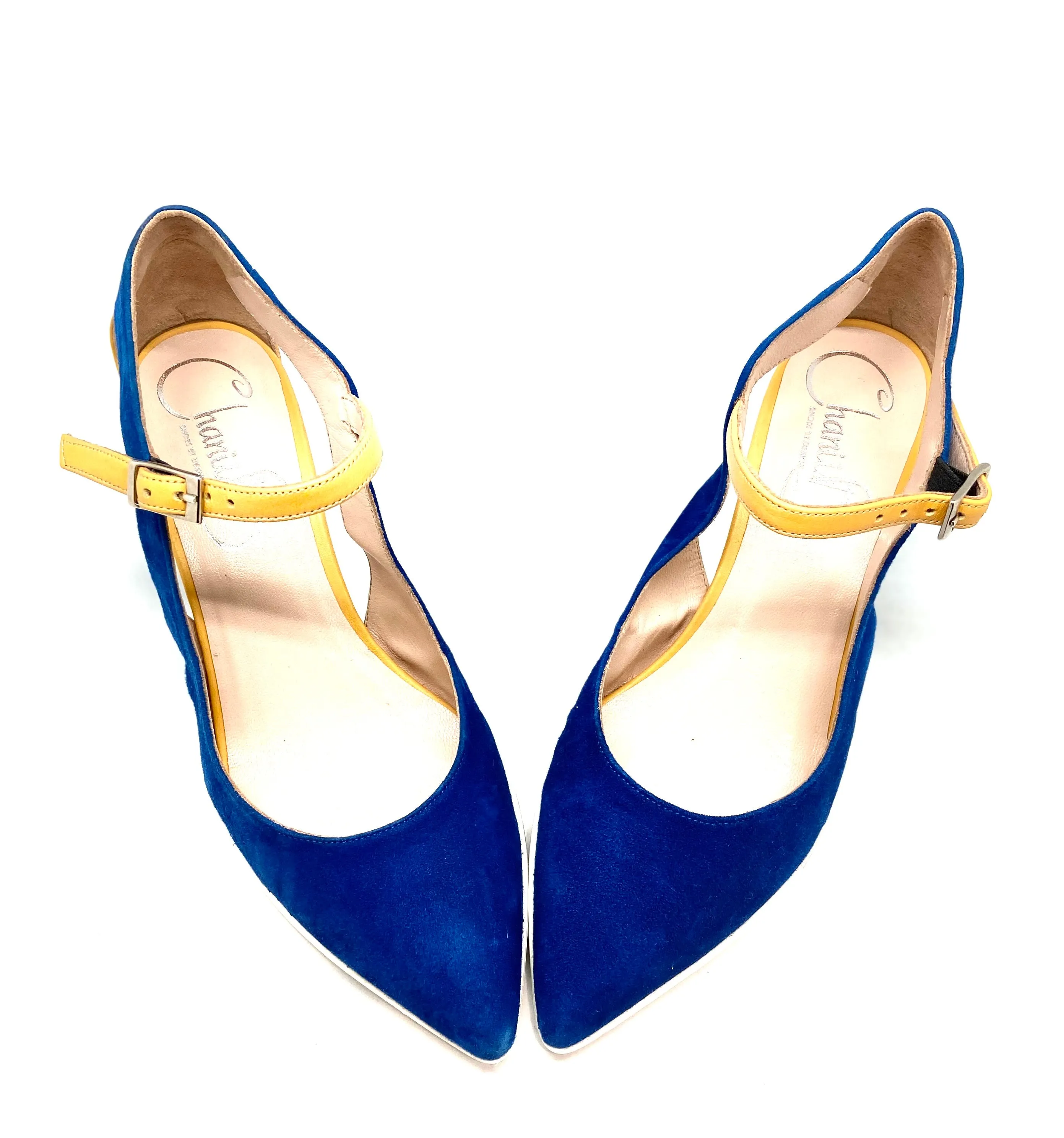 La La Blue yellow- Dress shoes