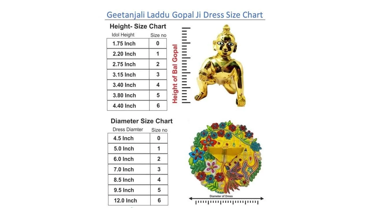 Laddu Gopal Vastra Combo With Pagdi | Krishna Ji Dress with Pagdi ( Set of 2 Dresses )