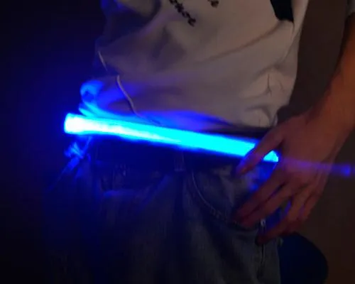 LED Jogging Waist Belt - Blue