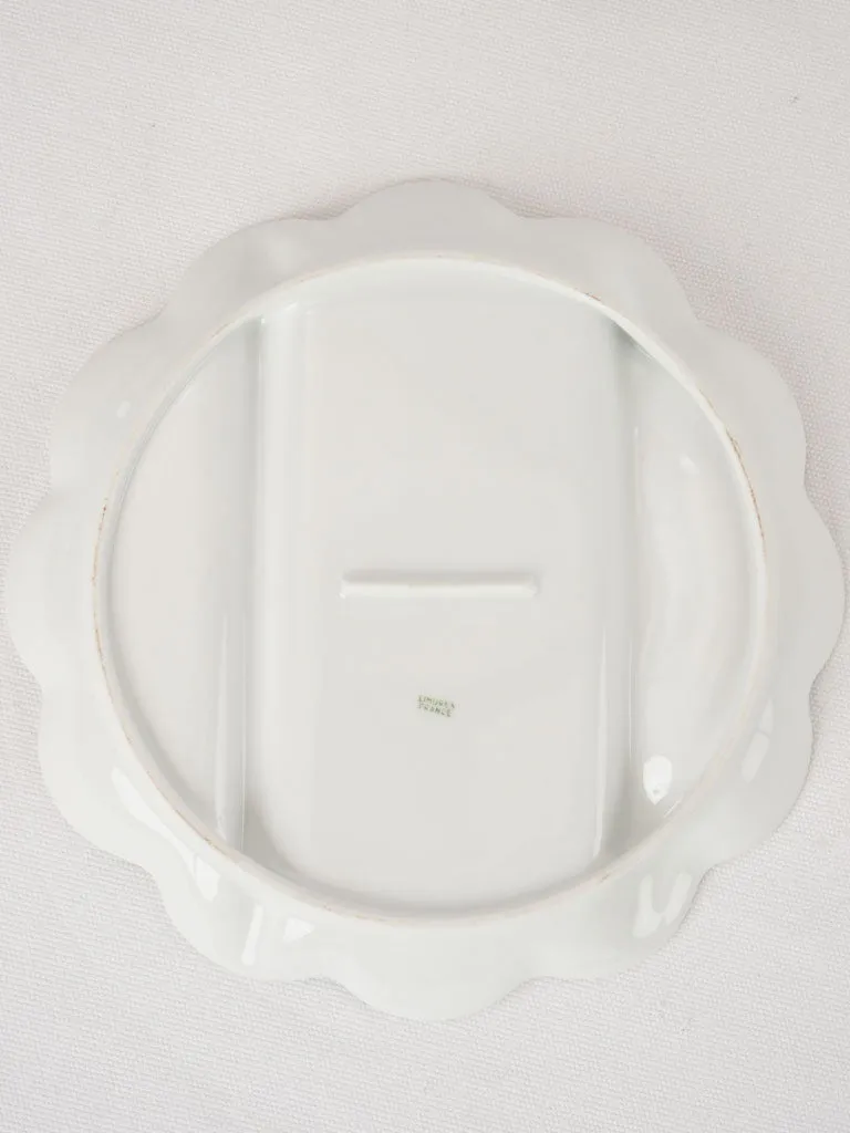 Limoges asparagus service - 8 plates & platter