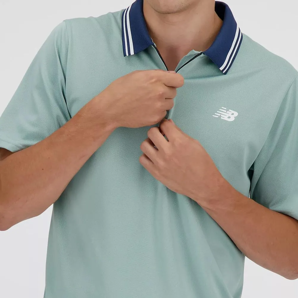 Men's Tournament Tennis Polo Salt Marsh