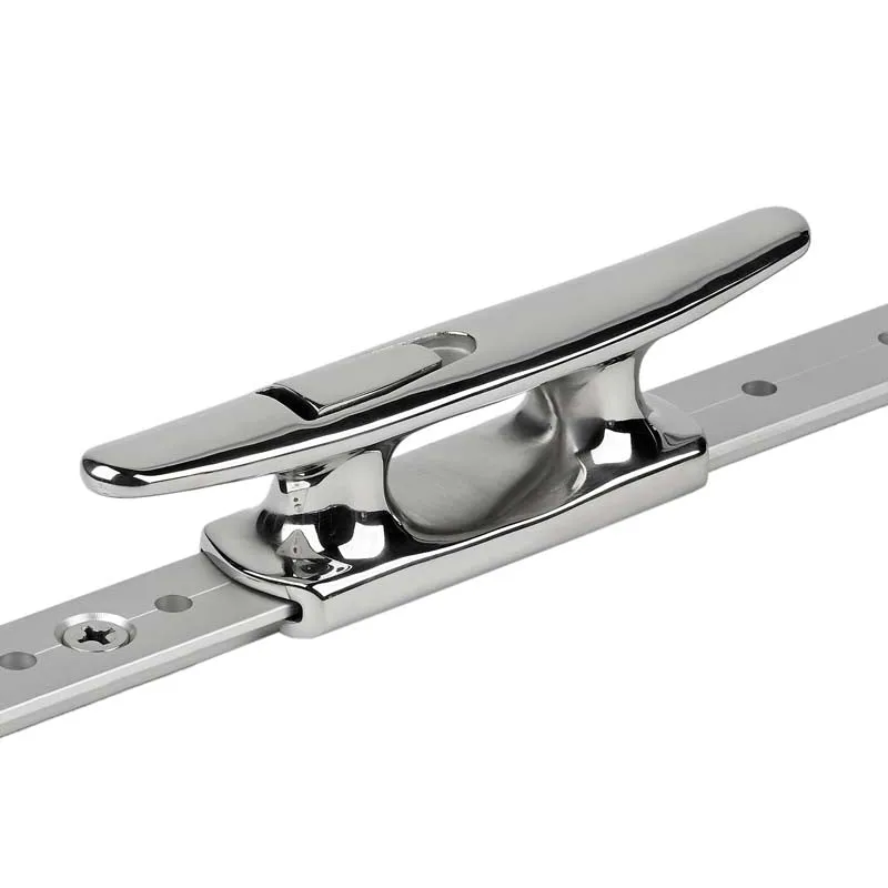 Mid-Rail Chock/Cleat  Stainless Steel    70-75 for 1-1/4" T-Track