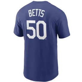 MLB Los Angeles Dodgers Mookie Betts Nike Name & Number Tee