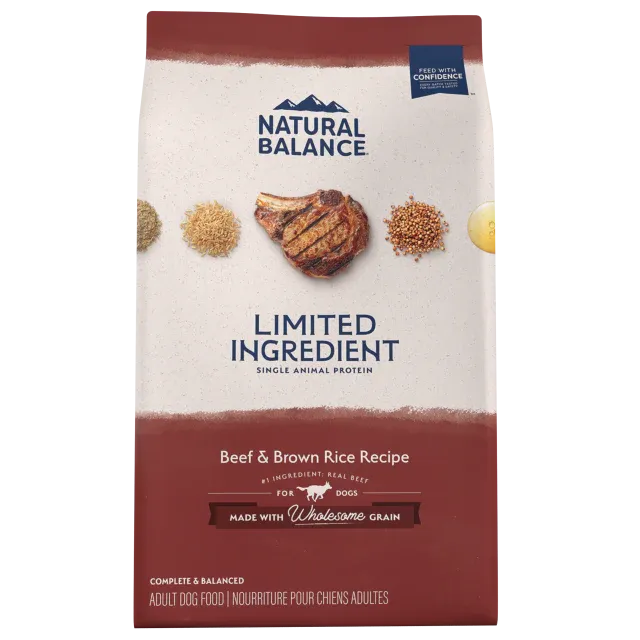 Natural Balance Limited Ingredient Beef & Brown Rice Recipe Dry Dog Food