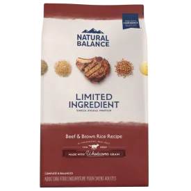 Natural Balance Limited Ingredient Beef & Brown Rice Recipe Dry Dog Food