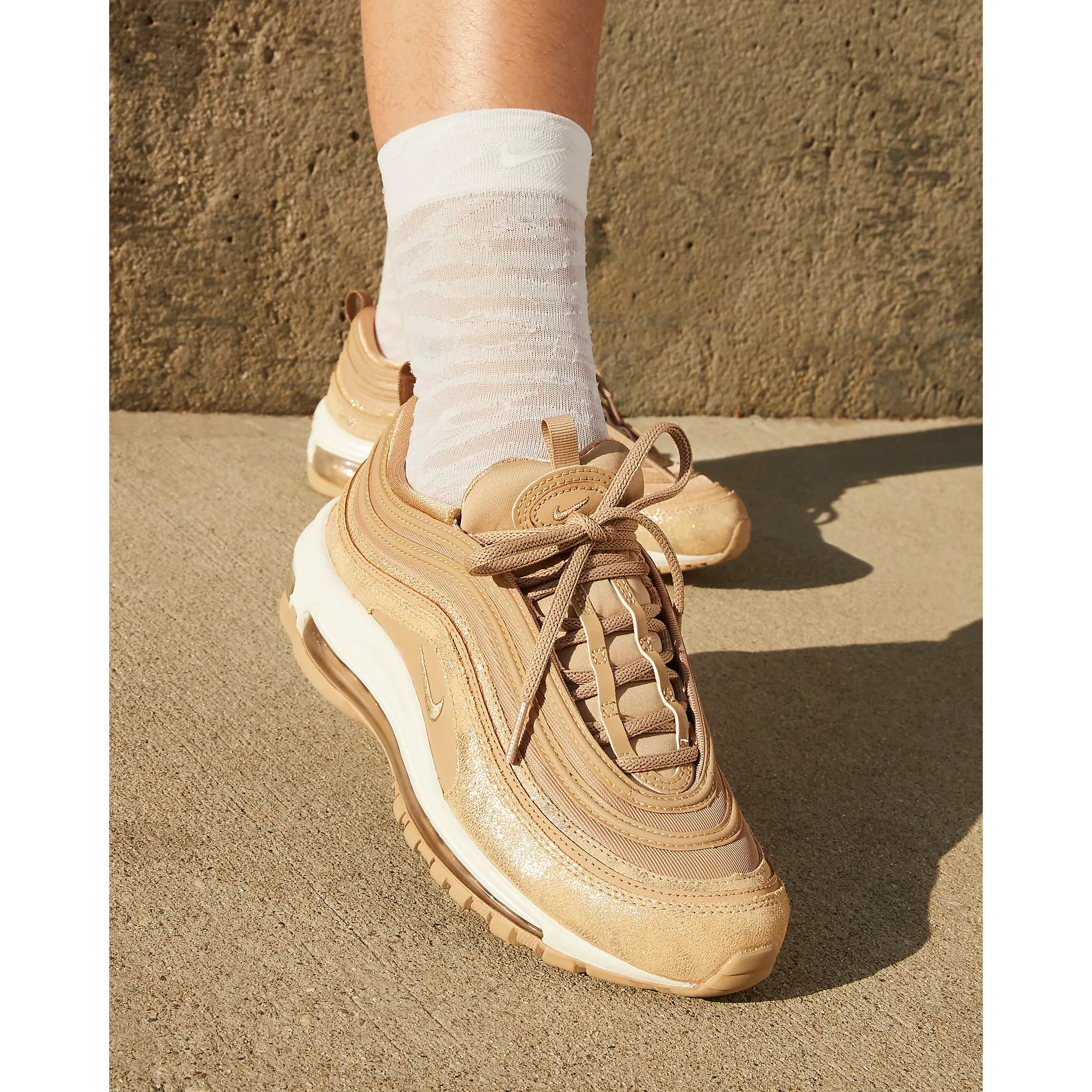 Nike Women's Air Max 97 Shoes - Hemp / Summit White / Pearl White