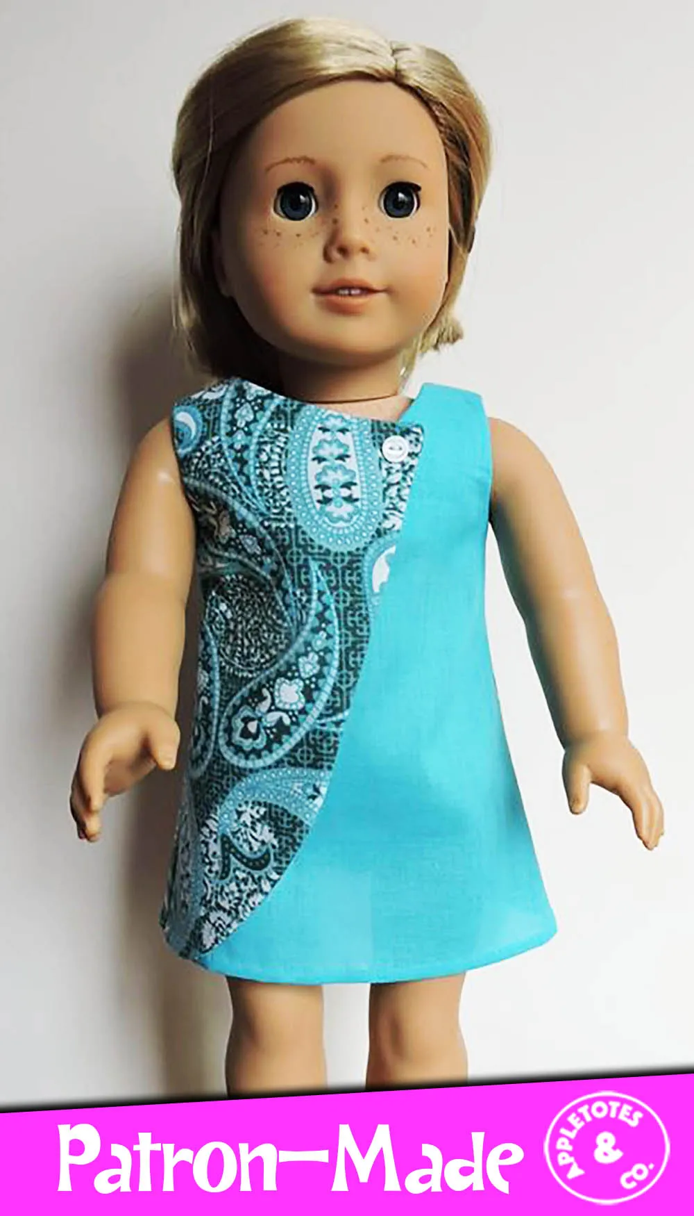 Penelope Dress Sewing Pattern for 18 Inch Dolls