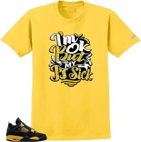 Shirt to Match Jordan 4 Thunder - Sick Js