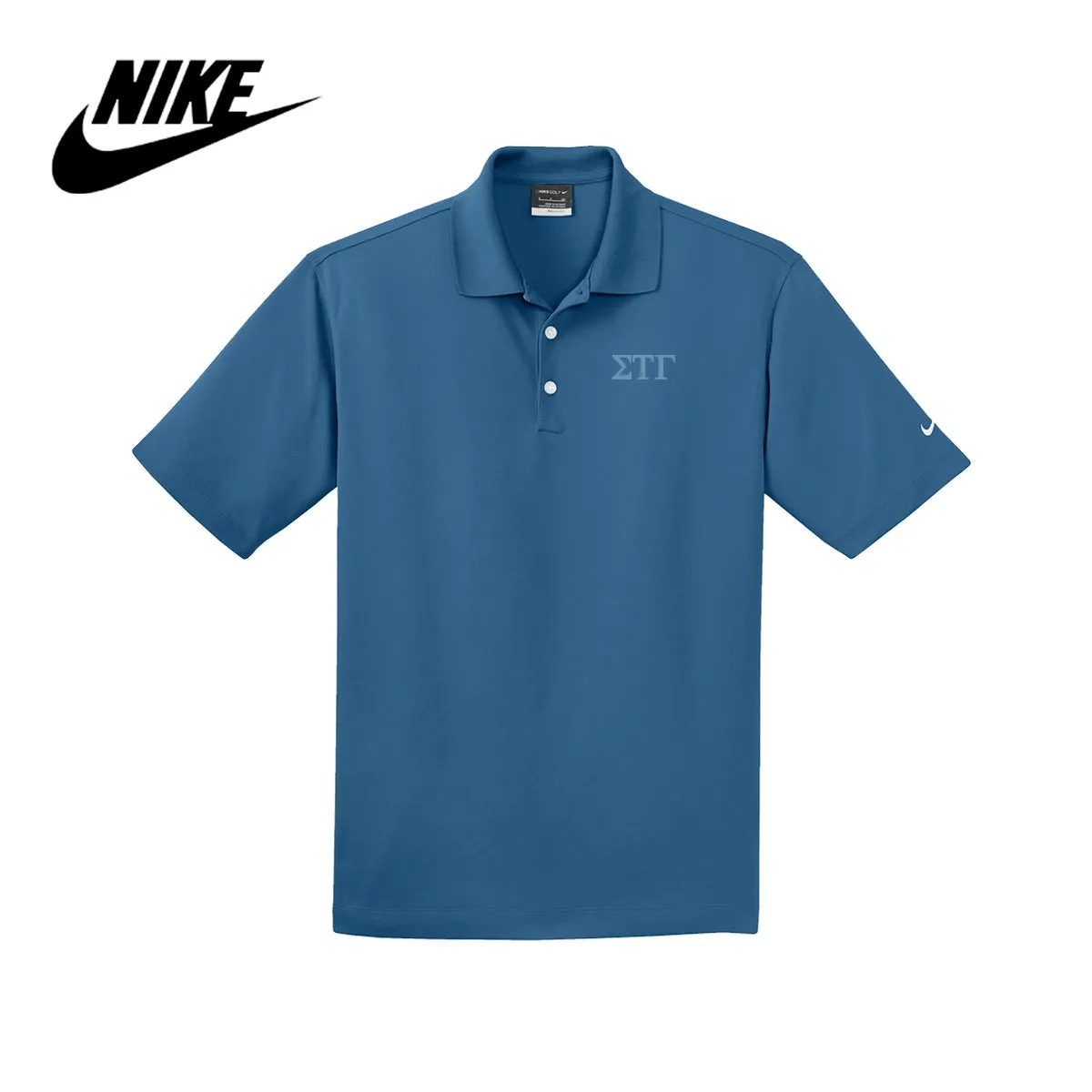 Sig Tau Nike Embroidered Performance Polo