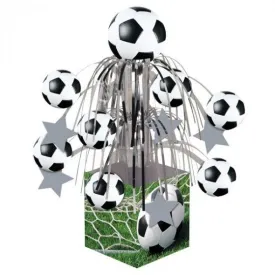 Soccer Fanatic Foil Cascade Centrepiece 10cm x 34cm Each