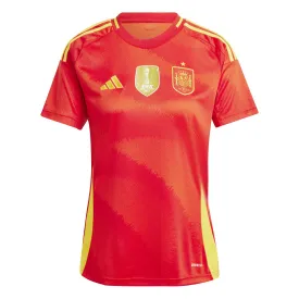 Spain 2024 Adidas Home Women's Jersey Red