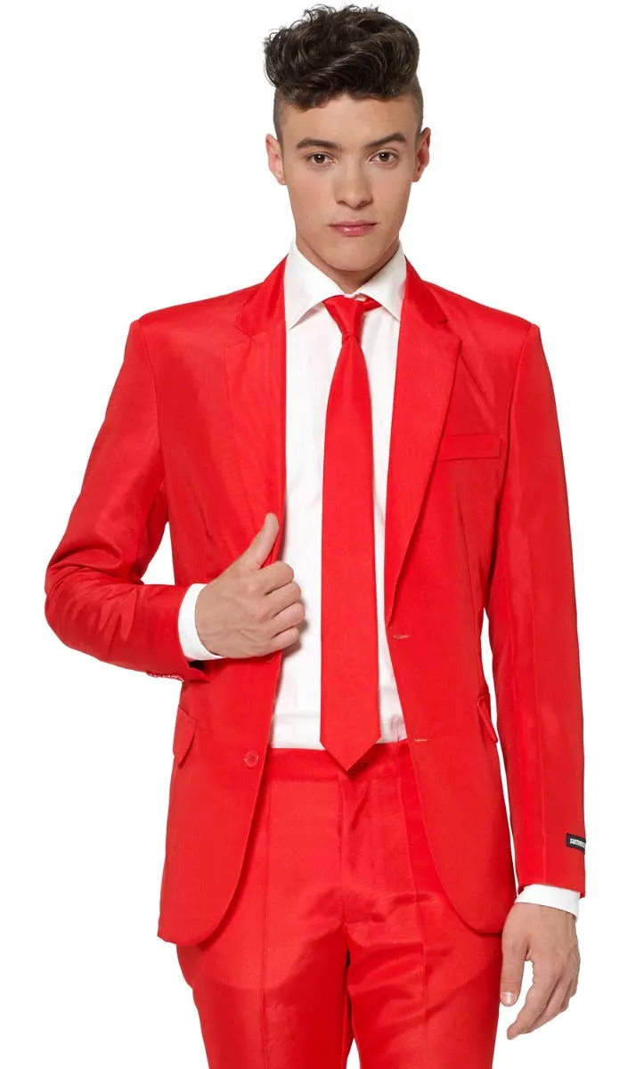 Suitmeister Bright Red Mens Novelty Suit