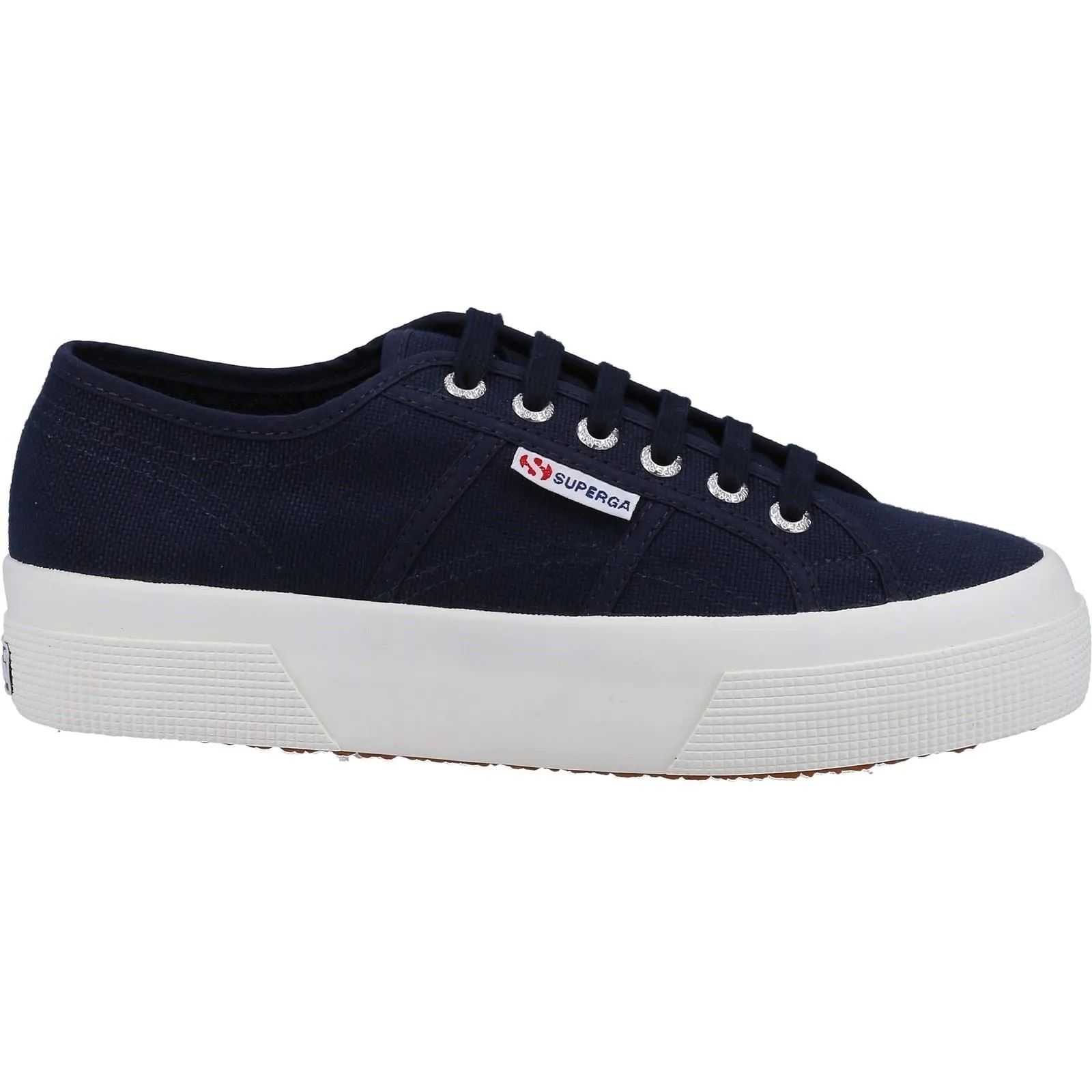 Superga 2740 Platform Cotton Women's Navy Trainers