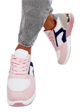 TEEK - Blue Pink Pedaled Sneakers