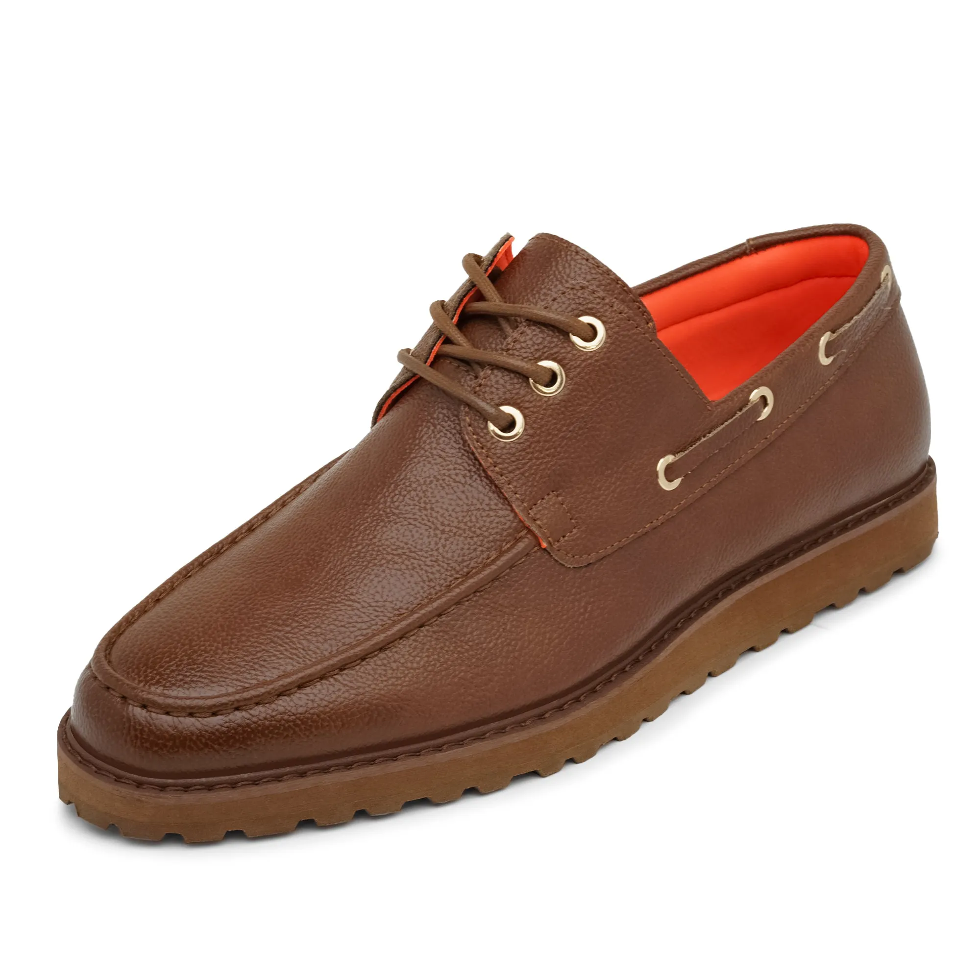 The Captain L TAYNO Leather Boat Shoe Sneaker