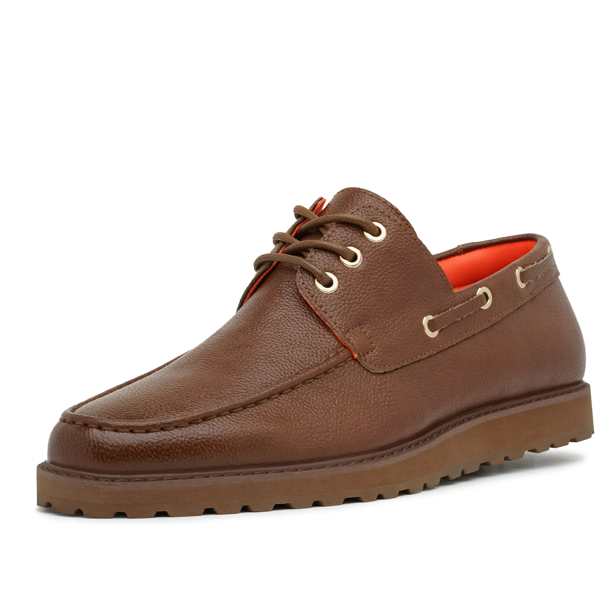 The Captain L TAYNO Leather Boat Shoe Sneaker