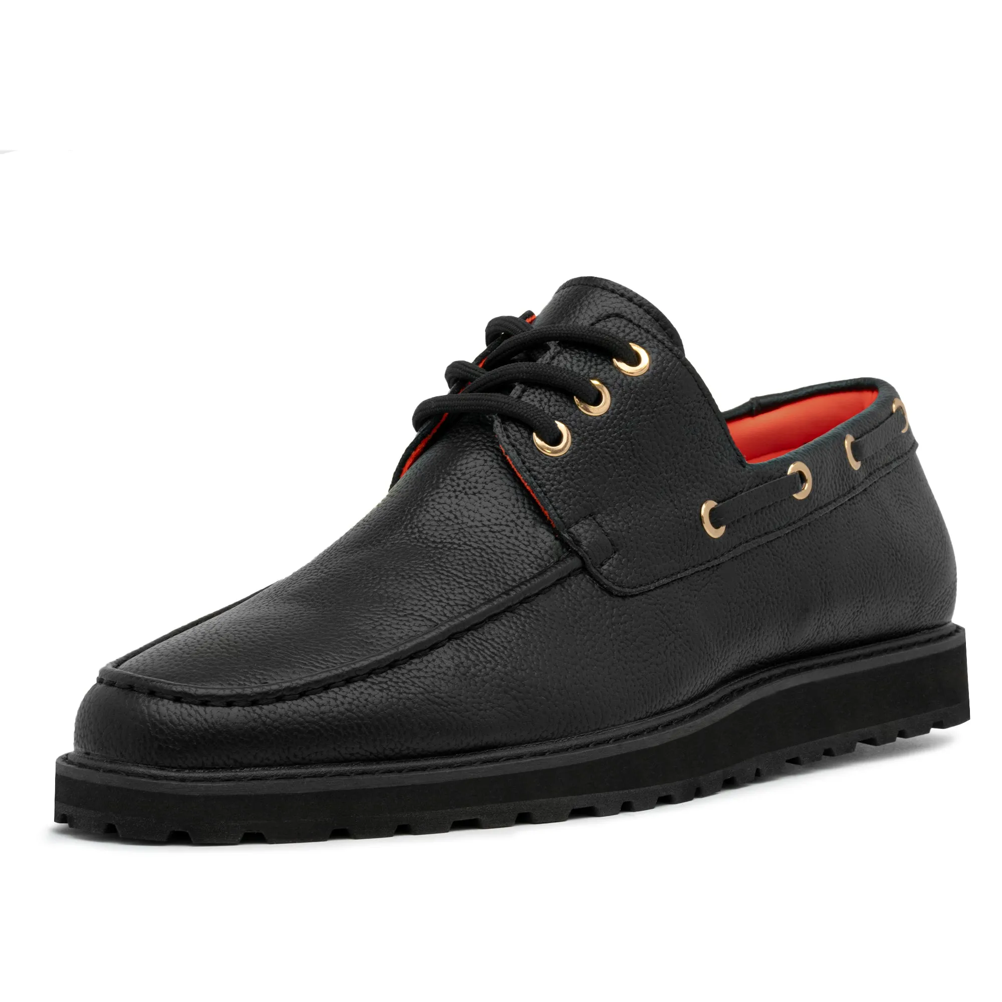 The Captain L TAYNO Leather Boat Shoe Sneaker