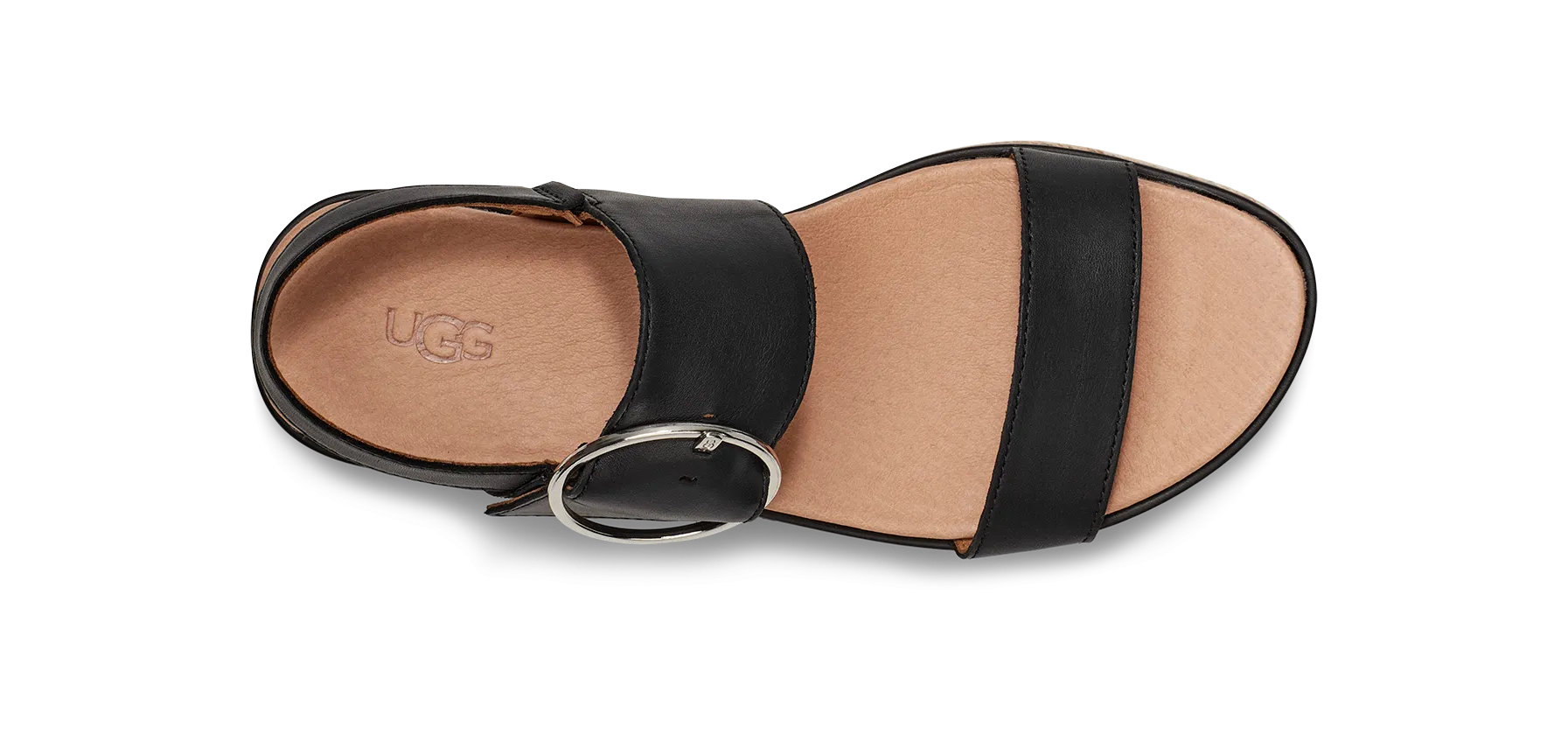 UGG April Leather Wedges