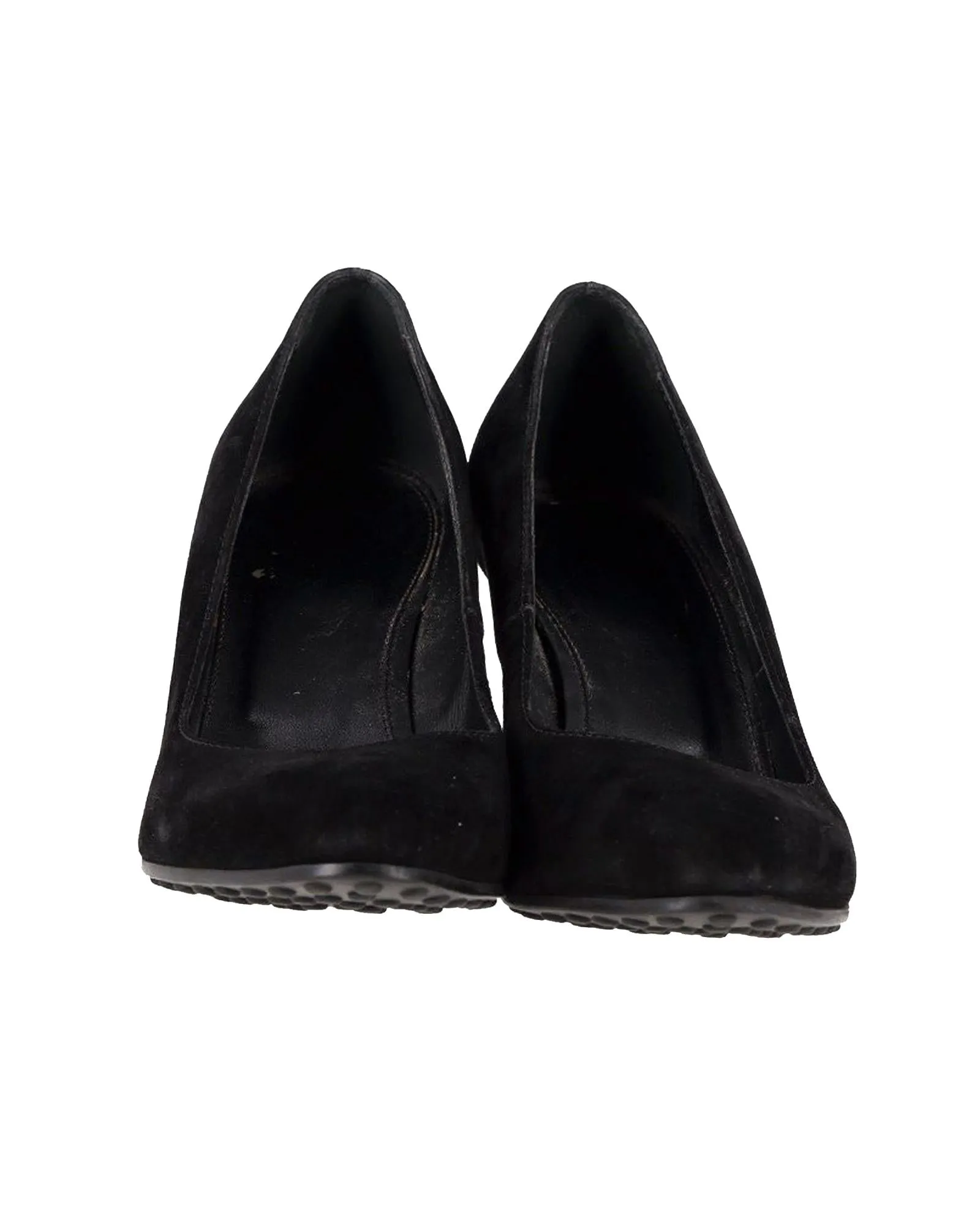 Wedge Pumps in Black Suede by Tods